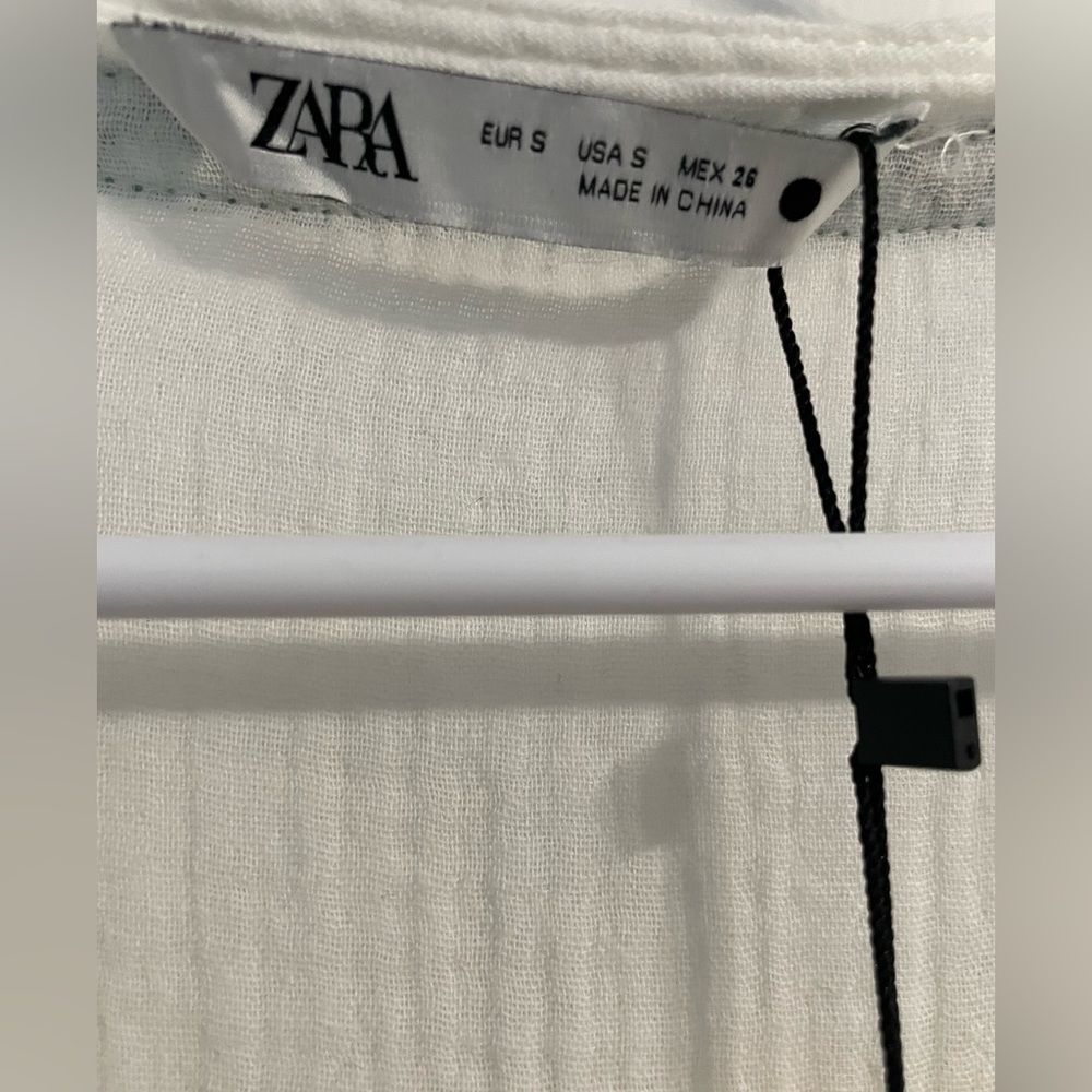Women| Zara Summer Tunic Dress (White) - Picture 3 of 7